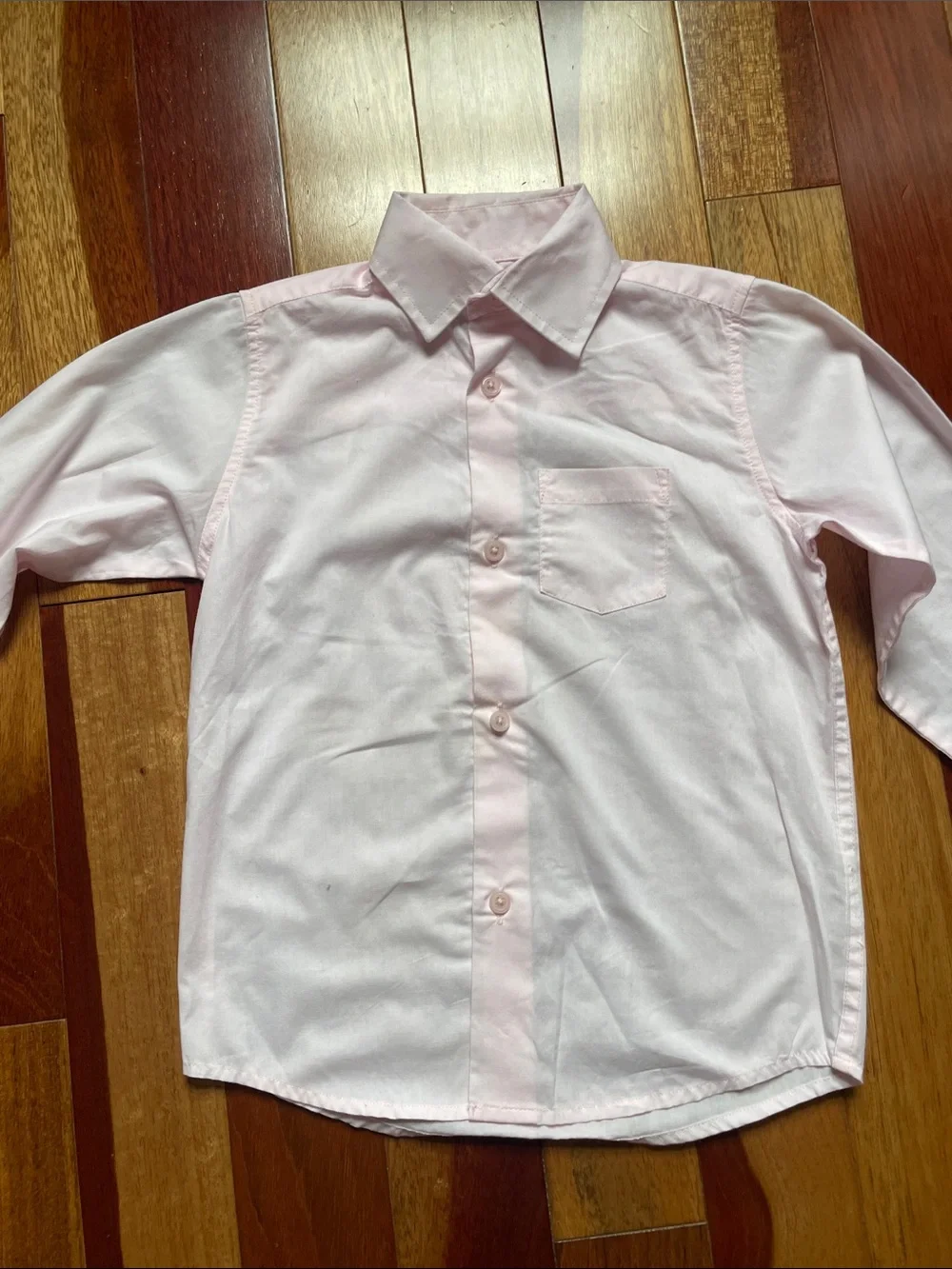 Carter's Pink Button-Up Shirt with Blue Jeans Kids Matching Set